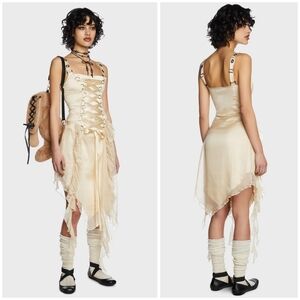 Dolls Kill Current Mood Life's No Fairytale dress XS